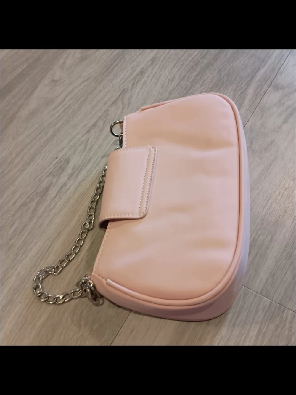 Pink Heart-Accent Shoulder Bag  New ,